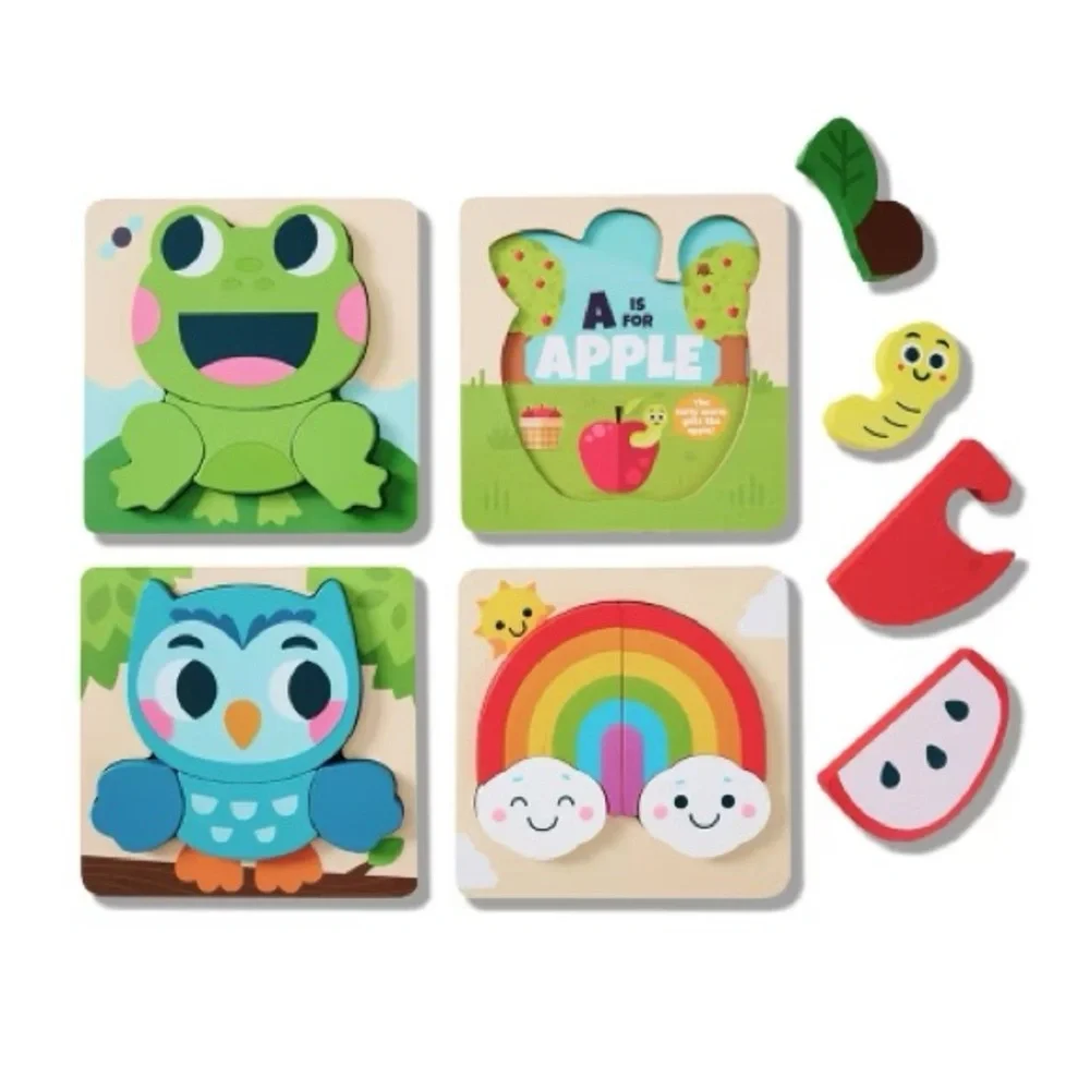 Colorful Animal and Nature Puzzle Set for Kids